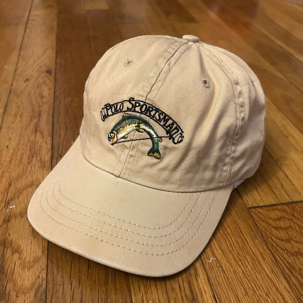 🎣 Polo Ralph Lauren Sportsman Tan and green embroidered fishing cap